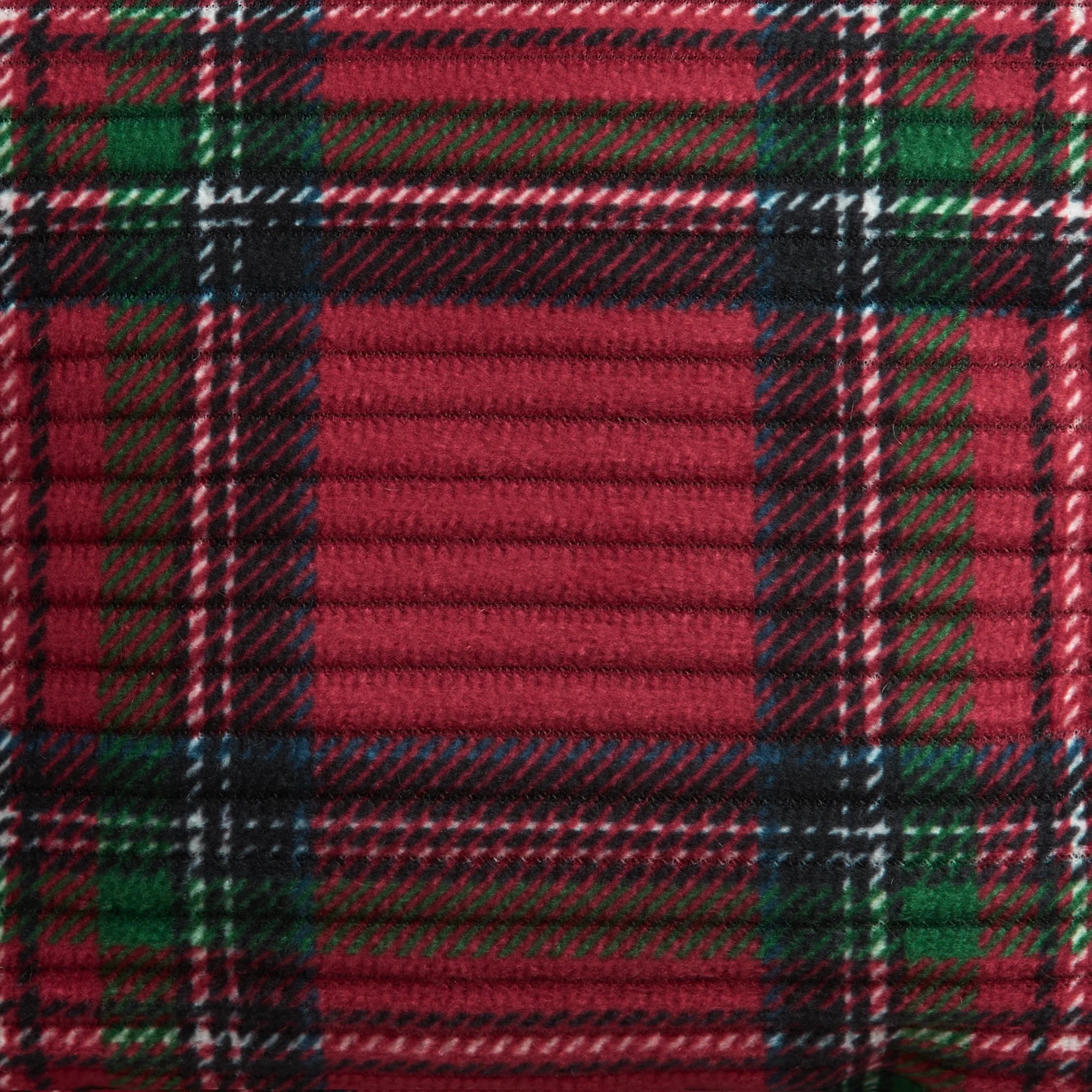 Dog Bed, Cat Bed, Puppy Bed, Plush Cuddle Bed for Small Breeds, 18" X 16", Red and Black Plaid