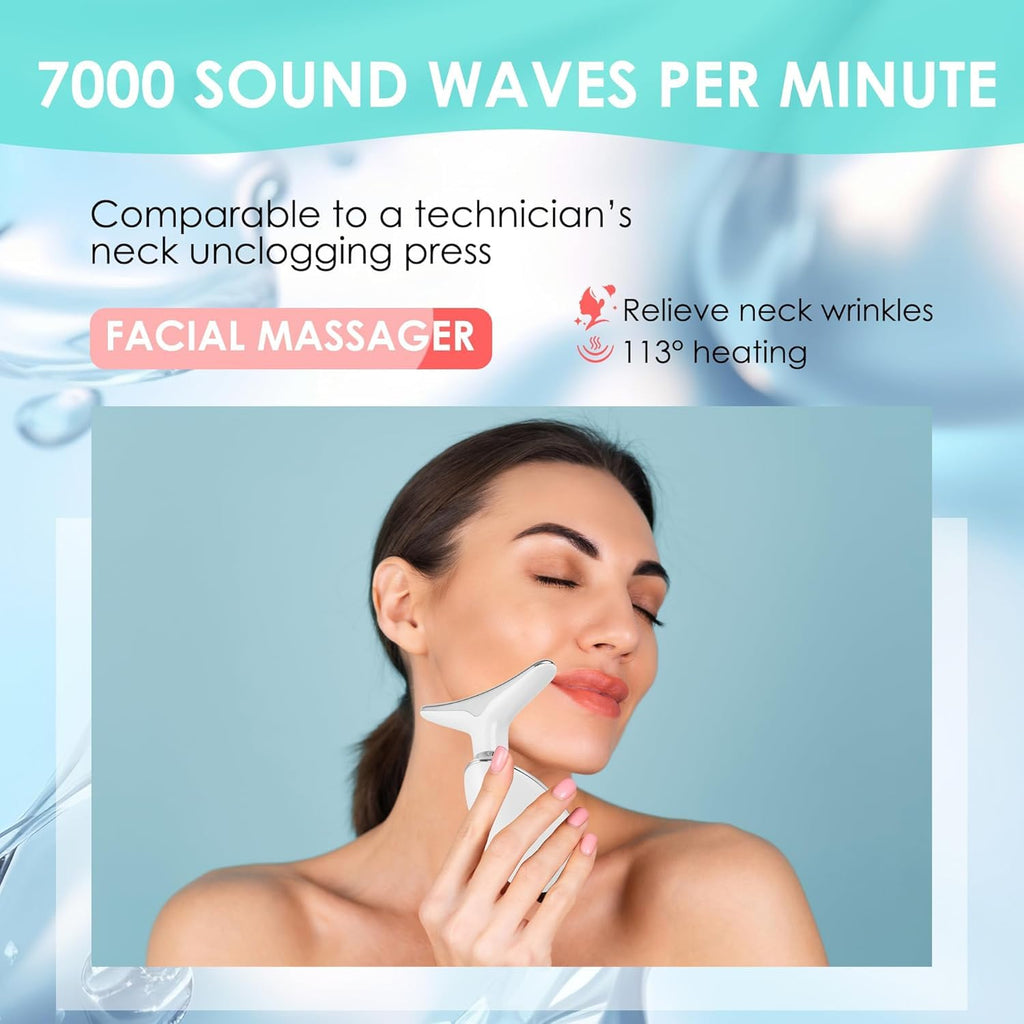 Revitalize Your Skin with the 7-Color Facial Massager Wand - Perfect Gift for Birthdays, Christmas, Mother's Day, and More!