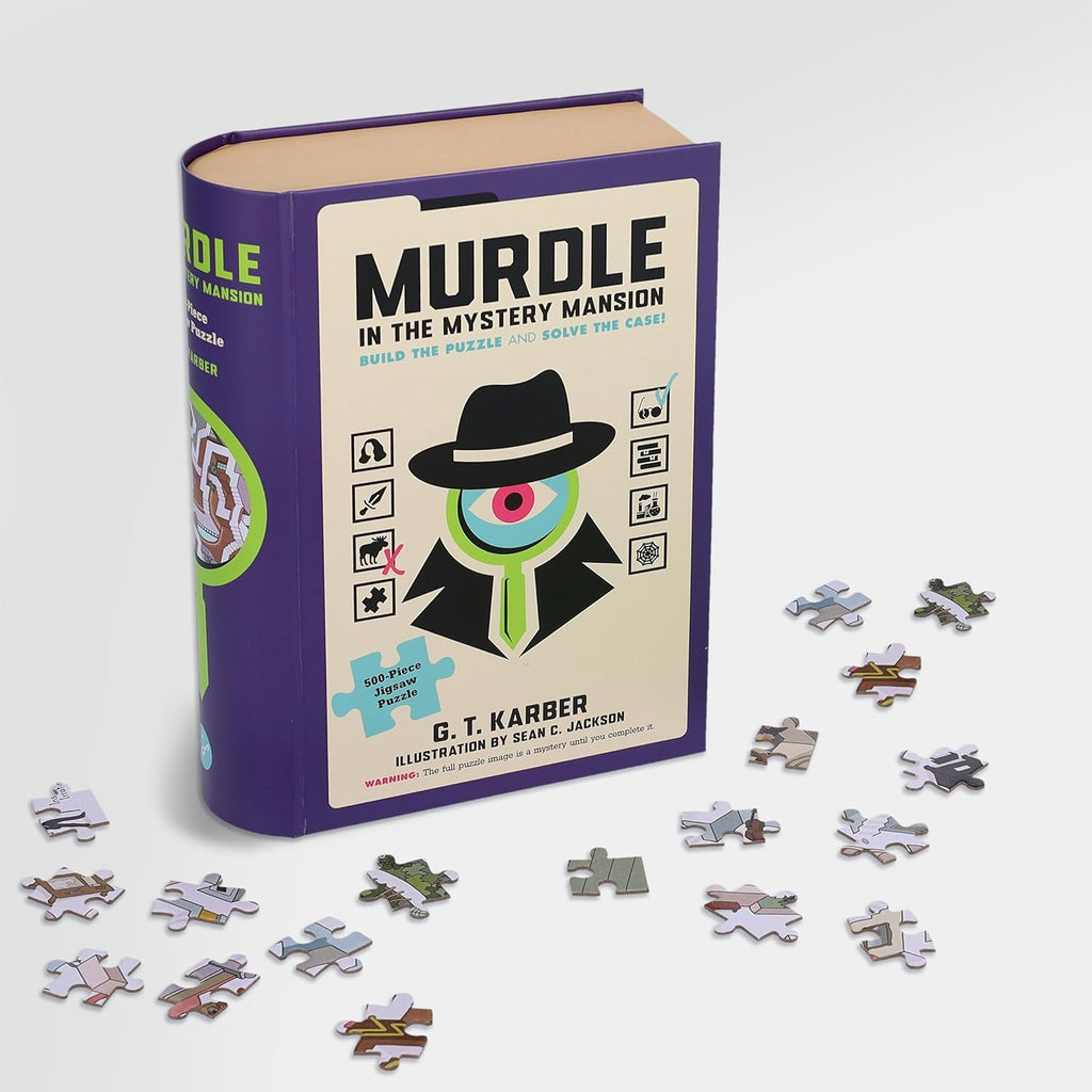 Murdle in the Mystery Mansion 500-Piece Jigsaw Puzzle