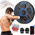 Smart Music Boxing Trainer - Wall-Mounted Bluetooth Punching Machine with Gloves & LED for Home Gym Workouts