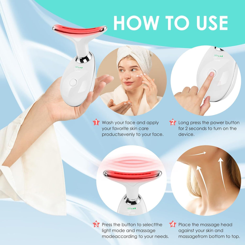 Revitalize Your Skin with the 7-Color Facial Massager Wand - Perfect Gift for Birthdays, Christmas, Mother's Day, and More!