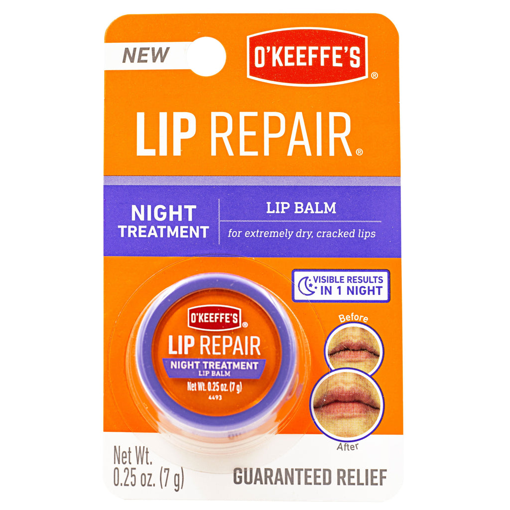 Night Treatment Balm for Dry, Cracked Lips - 0.25 Oz (2 Pack)
