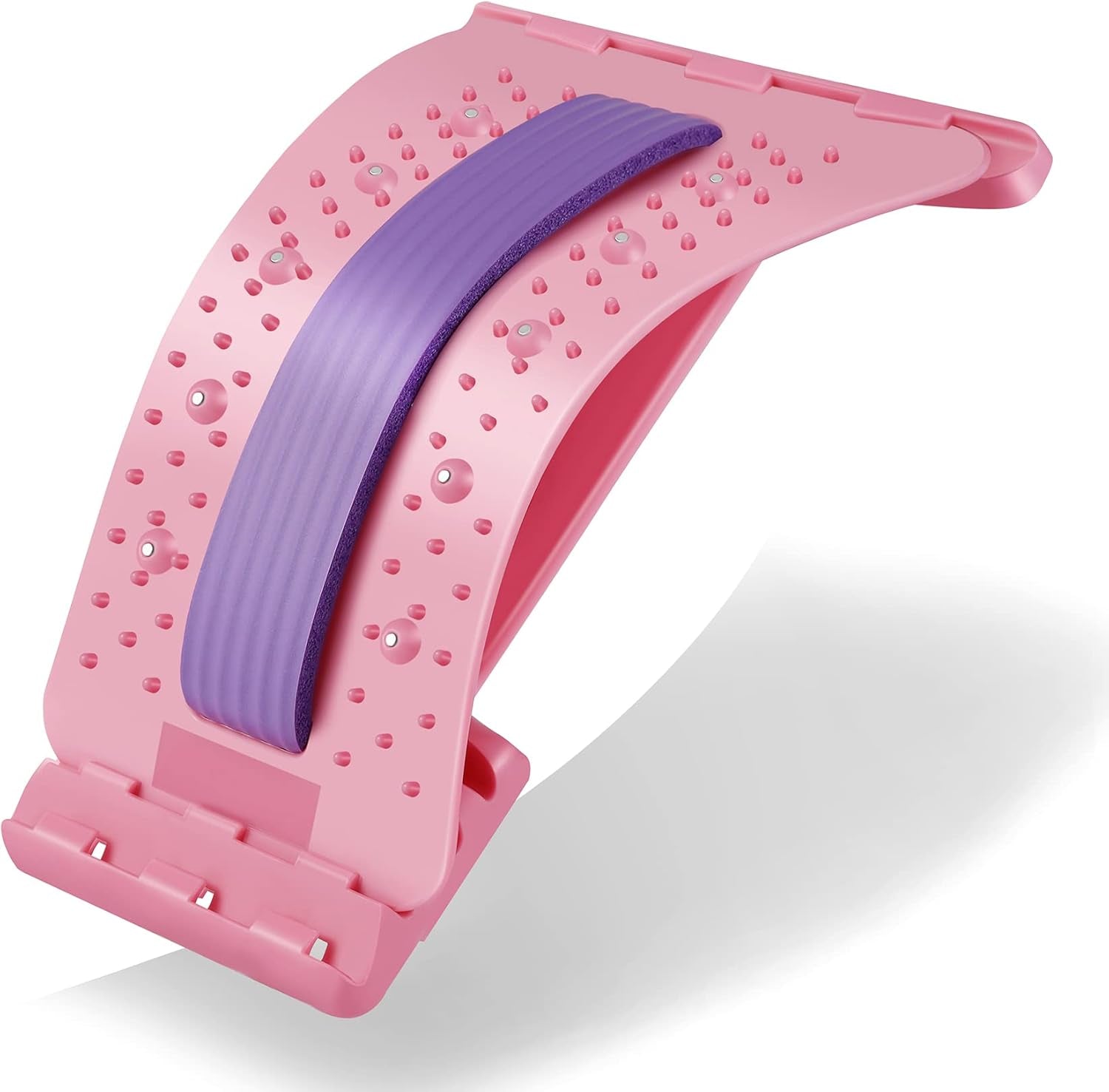 Back Cracking Device 4 Level – 360Lb Heavy-Duty Capacity Back Stretcher for Lower Back Spine Pain Relief, Chiroboard Stretcher Spine Board Chirosnap Back Cracker Stretcher Popping Board Massager Tool…