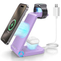 Ultra-Fast 23W Wireless Charging Station for iPhone, Galaxy, AirPods, and Apple Watch - Compatible with All Models!