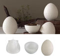 Jar Resin Mold, Egg Resin Mold with Lid,Egg Silicone Molds for Candle Making Jewelry Storage DIY Art Craft Home Decor