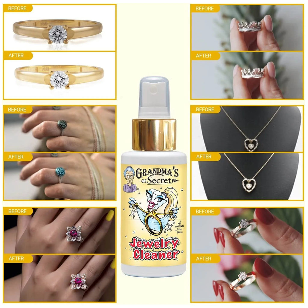 Revitalize Your Jewelry with  Jewelry Cleaner Spray - 3 Pack of 3oz Tarnish Remover for Gold & Silver