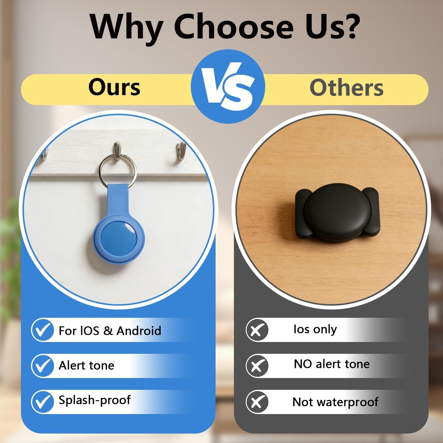 GPS Tracker for Vehicles,Cars,Kids & Pets,Real-Time Location Updates,No SIM Card No Subscription,Long Standby Waterproof GPS Tracking Device for Dogs, Elderly & Valuables (Android & Ios)