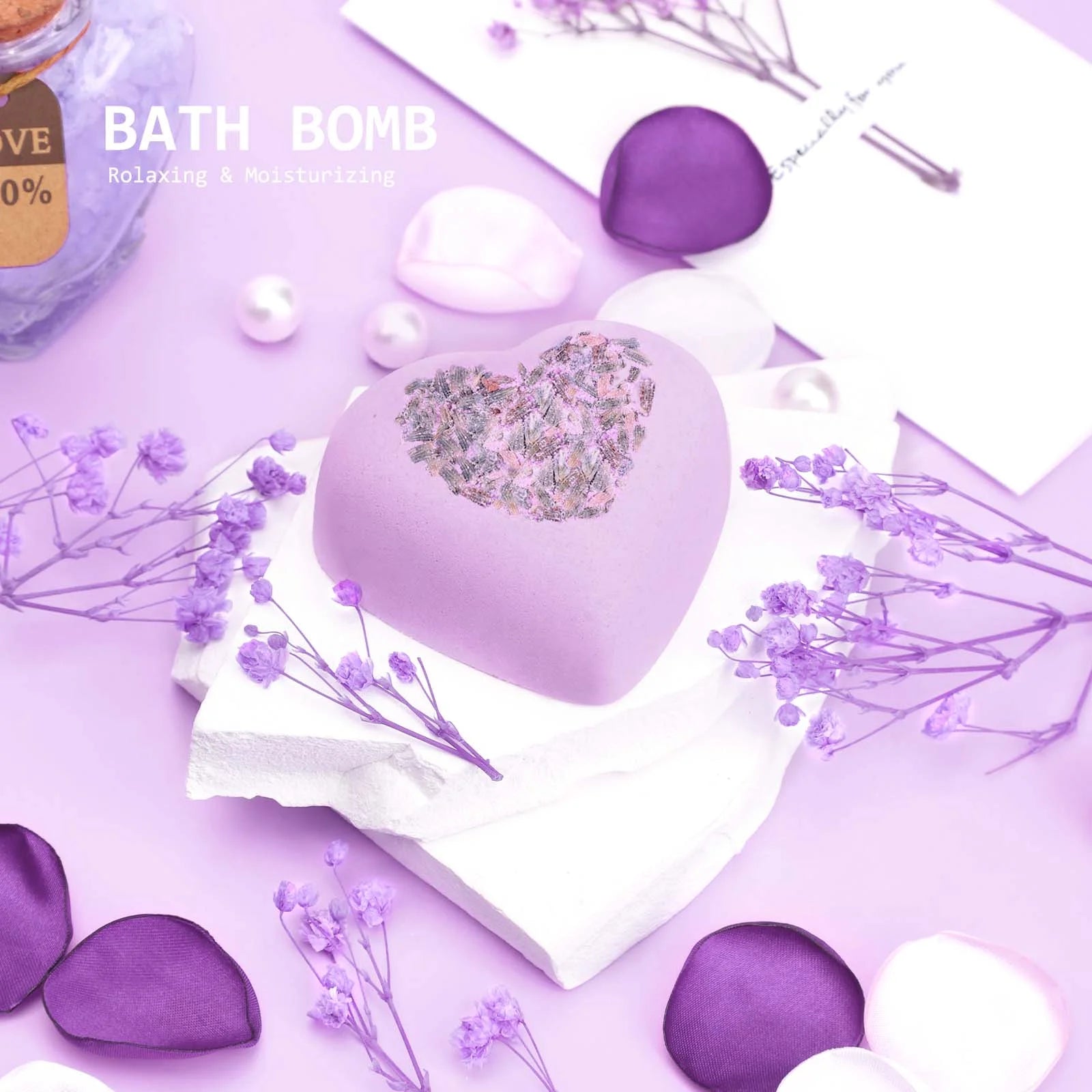 10 Pack Spa Bath Gift Sets, Bath and Body Baskets Set Holiday Gifts for Mom, Purple