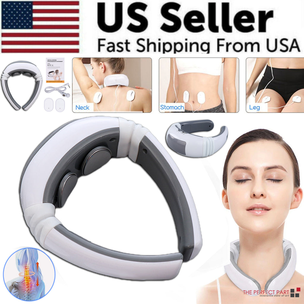 Revitalize Your Neck with the Electric Cervical Pulse Massager - Magnetic Therapy for Ultimate Muscle Relaxation!
